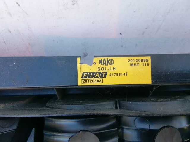 197944 Fiat Doblo 2005-2009 bal hátsó lámpa, a képen látható sérüléssel