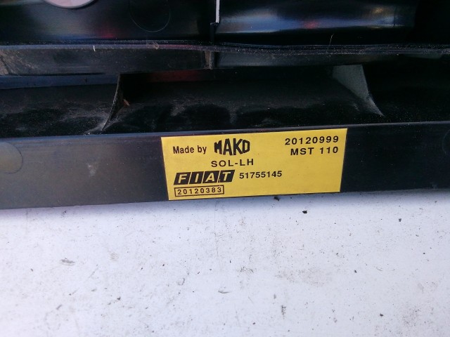 197943 Fiat Doblo 2005-2009 bal hátsó lámpa, izzófoglalat nélkül!!!