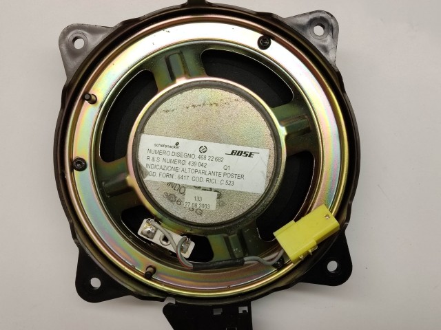 Lancia Ypsilon 2003-2011 hátsó BOSE hangszóró 46822682