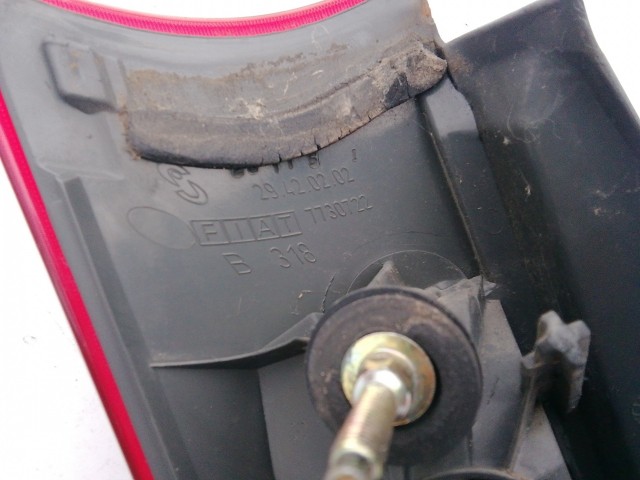 197903 Fiat Punto I.1993-1999 jobb hátsó lámpa, izzófoglalat nélkül 7730722