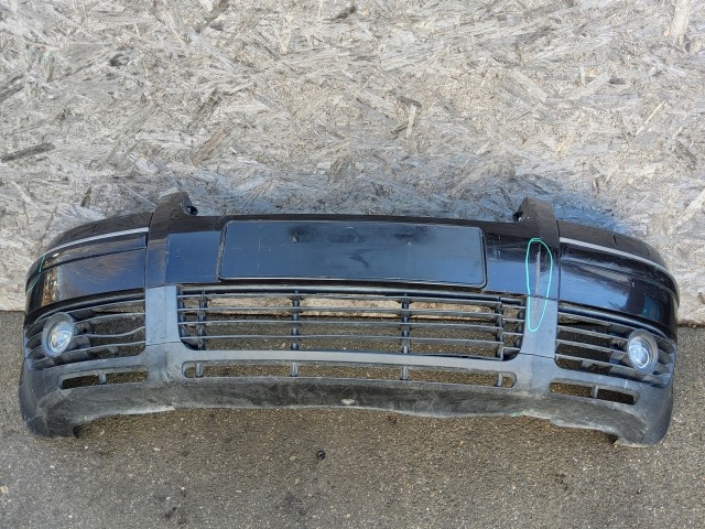 198196 Volkswagen Passat B5 1997-2005 1997-2005 Lökhárító Használt  első Fekete  a képen látható sérüléssel