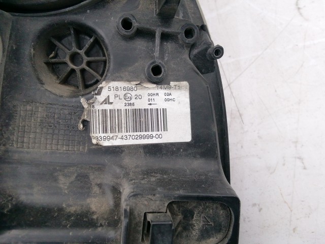 197862 Fiat Bravo 2007-2014 jobb első fényszóró 51816980