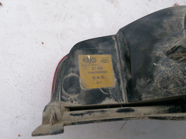 197842 Fiat Doblo 2000-2005 jobb hátsó lámpa, izzófoglalat nélkül!!!