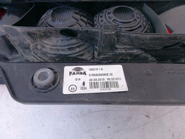 198334 Fiat Fiorino , Qubo, Citroen Nemo, Peugeot Bipper bal hátsó lámpa, izzófoglalat nélkül!!!