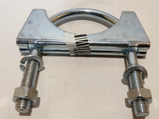 Utángyártott új kipufogóbilincs 58 mm átmérő