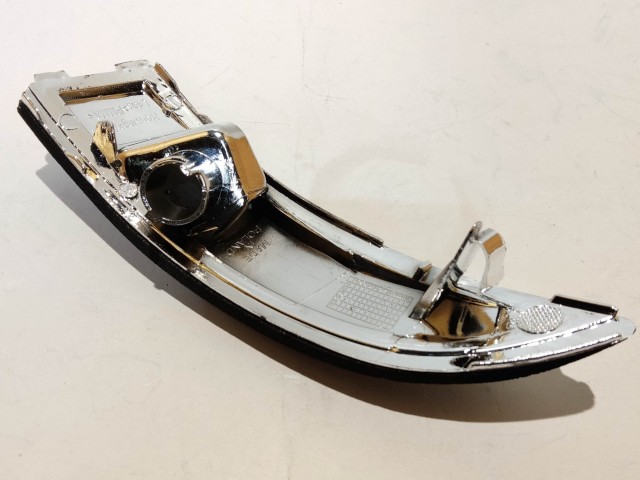 Ford Fiesta 2008-2017 utángyártott új, jobb oldali tükör index, füst színű 