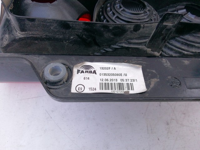 198554 Fiat Fiorino , Qubo, Citroen Nemo jobb hátsó lámpa 1353205080 izzófoglalat nélkül!!!!