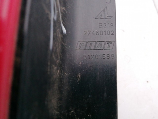 198526  Fiat Grande Punto 2005-2009 bal hátsó lámpa,a képen látható sérüléssel, izzófoglalat nélkül!!