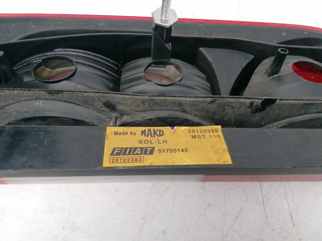 198503 Fiat Doblo 2005-2009 bal hátsó lámpa, izzófoglalat nélkül!!!