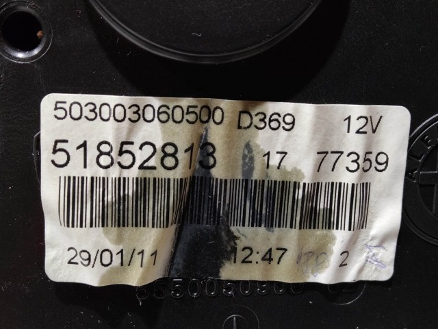 199069 Fiat Nouva Punto 2012-2013 óracsoport (kilóméteróra) 51852813