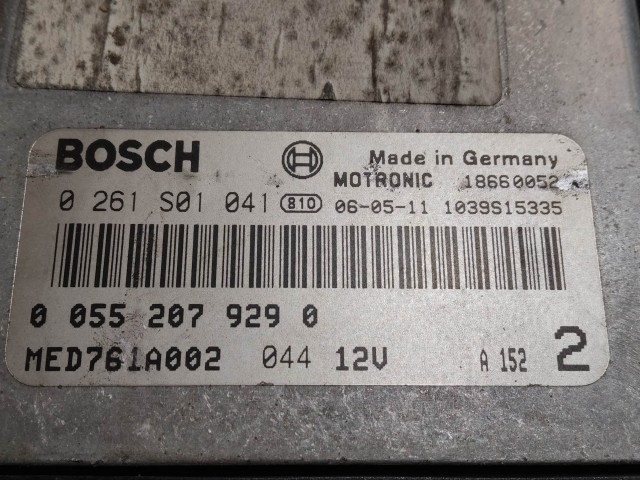 Alfa Romeo 159 1,9 16v benzin motorvezérlő 0261S01041 , 55207929