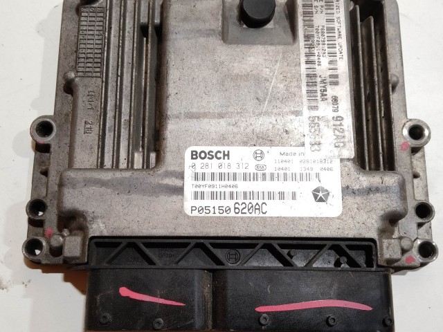 Fiat Freemont 2011-2015 2,0 16v Diesel motorvezérlő 0281018312 , P05150620ac