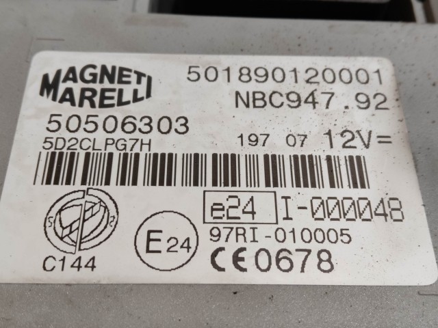 199257 Alfa Romeo Gt 1,9 16v Diesel motorvezérlő szett 0281012883 , 51806561