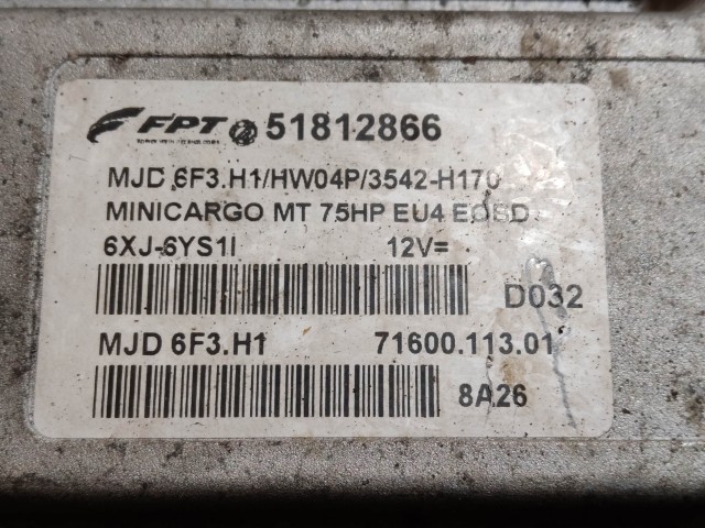 Fiat Fiorino 1,3 16v Mjet Euro 5 motorvezérlő 51812866