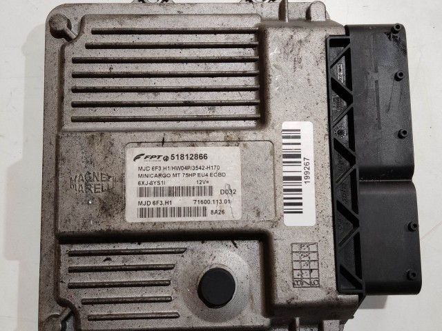 Fiat Fiorino 1,3 16v Mjet Euro 5 motorvezérlő 51812866