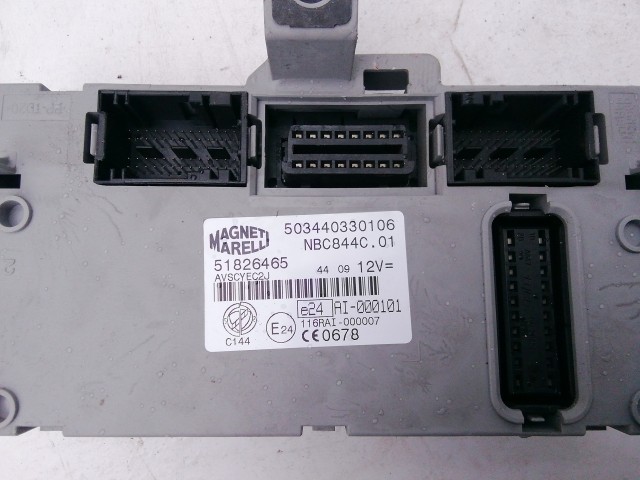 Lancia Delta 2008-2014 Twin turbo motorvezérlő  szett 0281015404 , 51853786