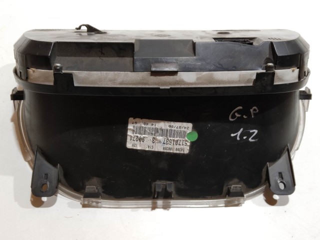 199428 Fiat Grande Punto 2005-2009 benzines óracsoport (kilométeróra) 51701537