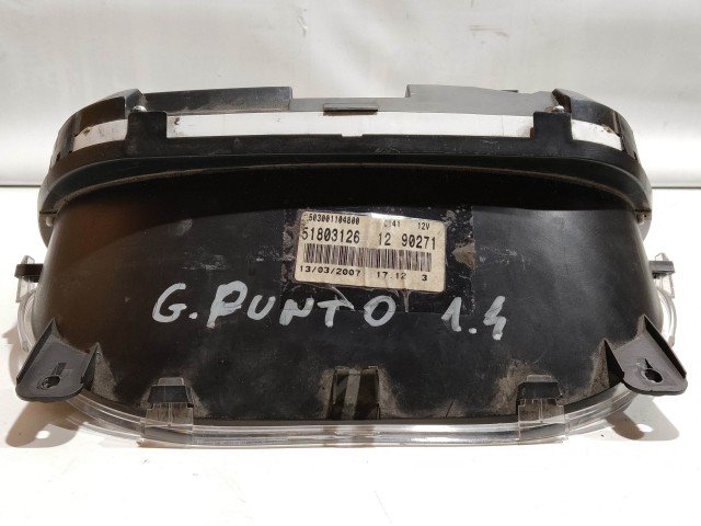 199430 Fiat Grande Punto 2005-2009 1,4 benzin óracsoport (kilóméteróra) 51803126