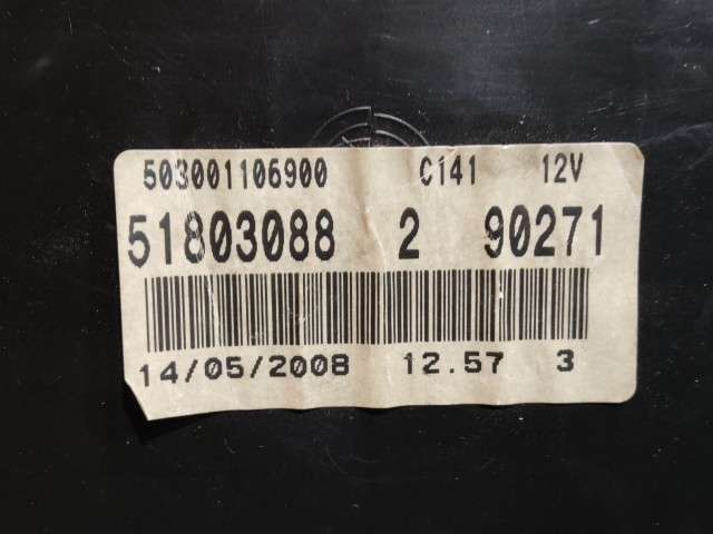 Fiat Grande Punto  2005-2009 óracsoport (kilométeróra) 51803088