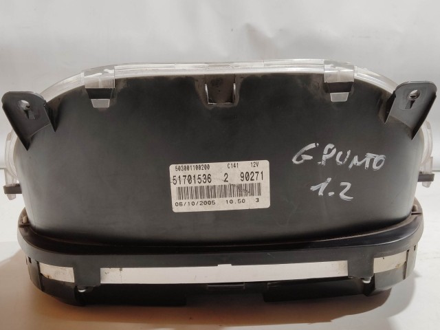 199440 Fiat Grande Punto óracsoport (kilóméteróra) 51701536