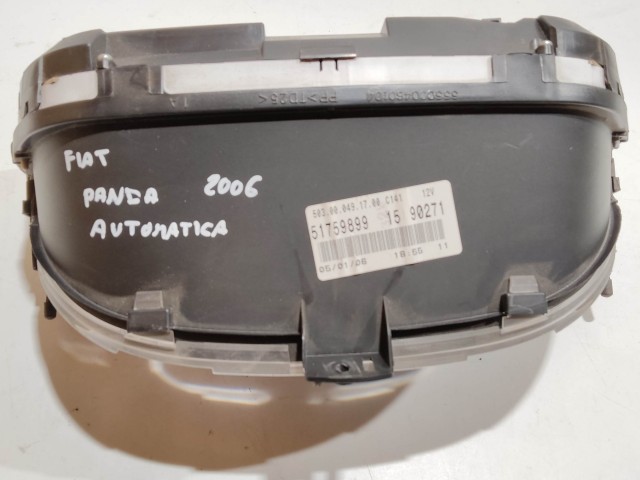 199475 Fiat Panda II. 2003-2012 óracsoport (kilométeróra) robotváltós kivitel 51759899