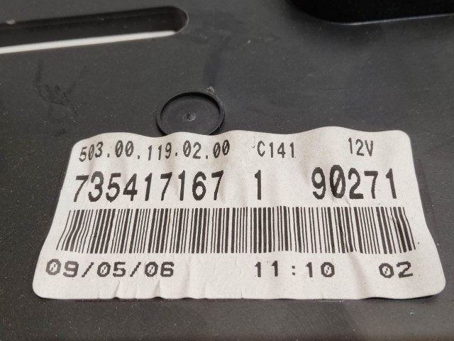 Lancia Musa 2004-2007 óracsoport (kilométeróra) 735417167
