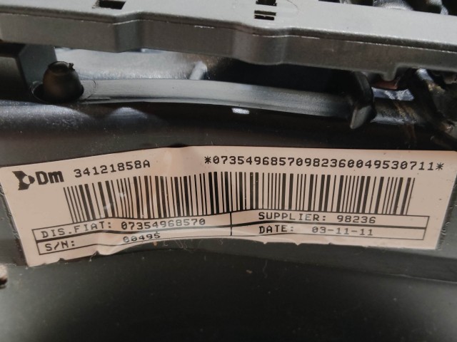 Fiat Doblo 2009-2015 kormány légzsák 735496857