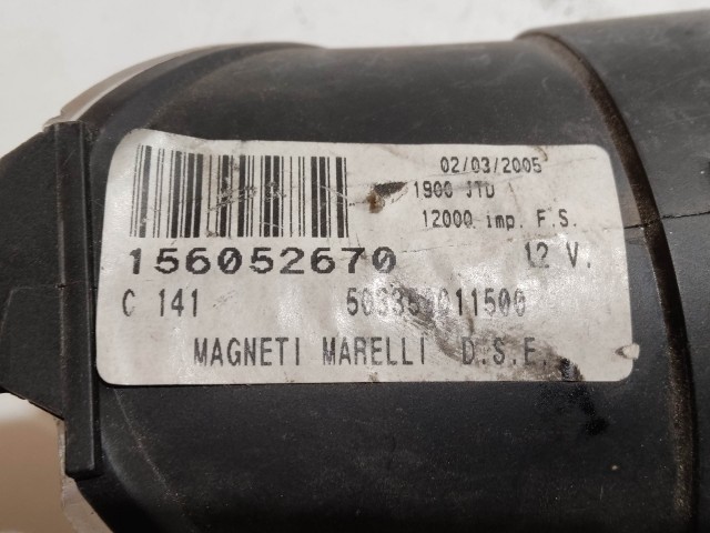 Alfa Romeo 156 Crosswagon fordulatszámmérő,  a képen látható sérüléssel