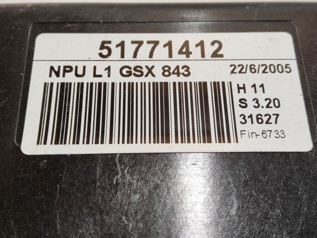 Lancia Ypsilon II. 2003-2011 bal oldali ablakemelő vezérlő 51771412