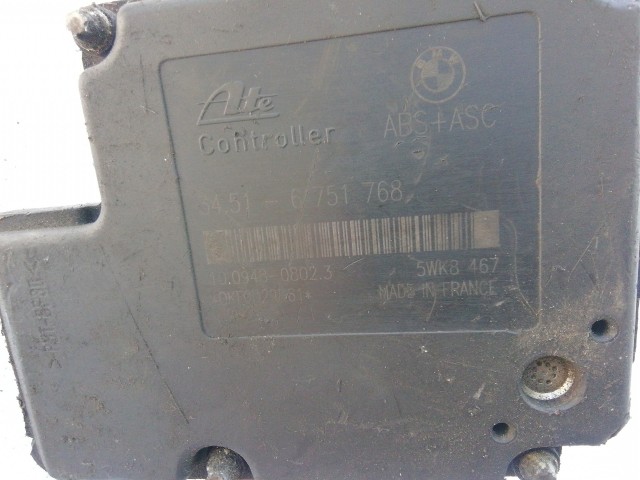 BMW 3 (E46) 1999-2005 Abs a képen látható sérüléssel 34.51-6751767 , 10.0204-0254.4