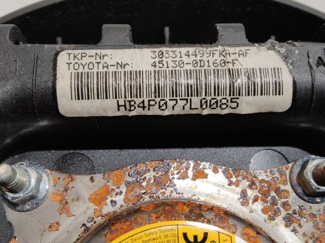 200502 Toyota Yaris II. 2006-2011 Kormánylégzsák 30531449