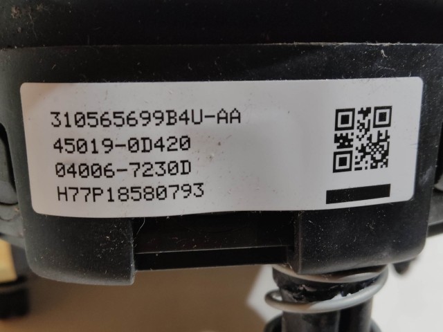 200503 Toyota Yaris III. 2010-2014 kormány légzsák 450190D42