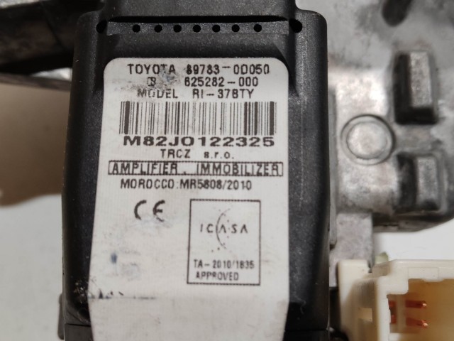 Toyota Yaris III. 2010-2014 2010-2014 Gyújtáskapcsoló Használt Indítókulcsokkal