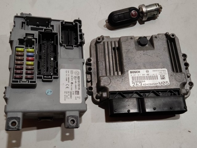 Fiat Doblo 2009-2015 1,6 16v Diesel Motorvezérlő 0281017006 , 51899604