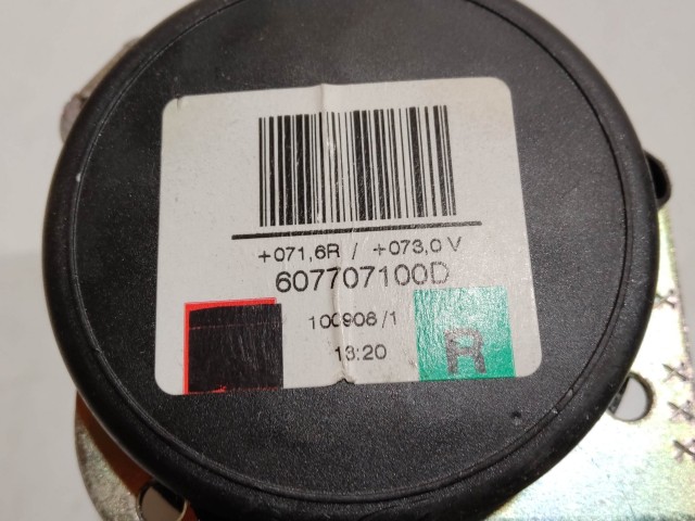 200560 Fiat Grande Punto jobb hátsó biztonsági öv 607707100