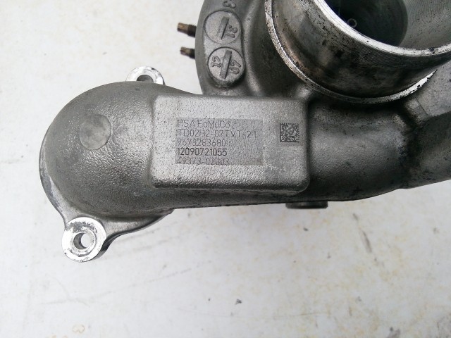 199764 Ford Fiesta 2008-2017 1,6 Diesel turbó 49373-52020,  9673283680