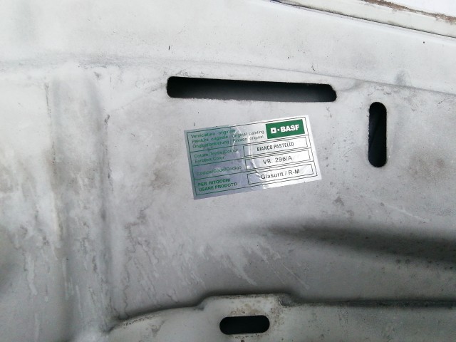 200337 Lancia Delta 2009-2014 motorháztető VR.296/A , Bianco Pastello