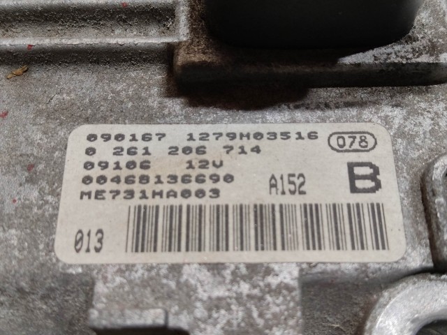 200795 Alfa Romeo 147 2000-2010 1,6 16v Benzin motorvezérlő 0261206714, 46813669