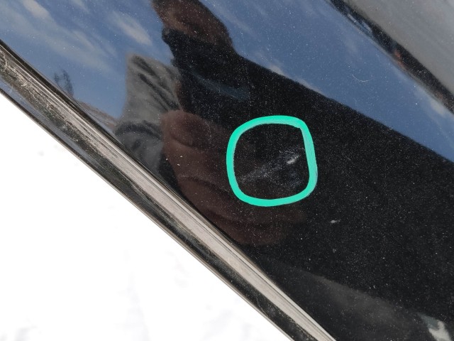 154672 Fiat Doblo 2009-2022 jobb első ezüst színű ajtó,a képen látható sérüléssel