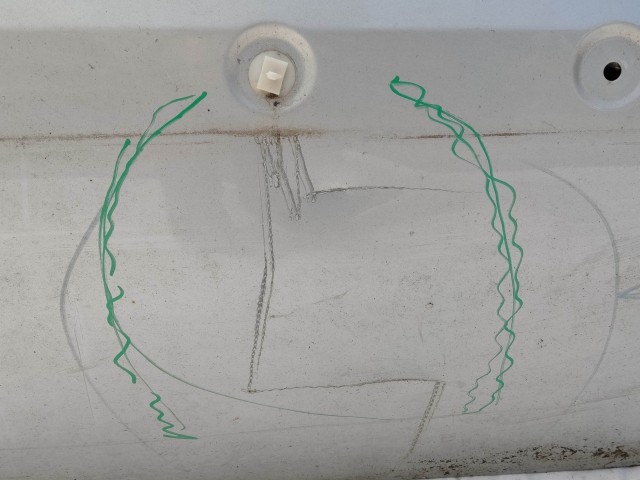 154672 Fiat Doblo 2009-2022 jobb első ezüst színű ajtó,a képen látható sérüléssel