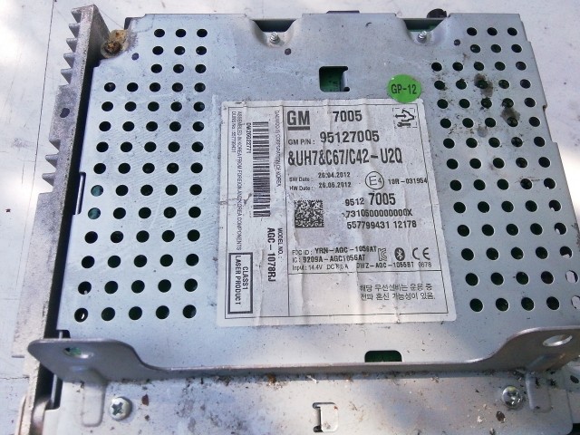 Chevrolet Cruze 2008-2016 2010-2016 Rádió Használt  Cd-s