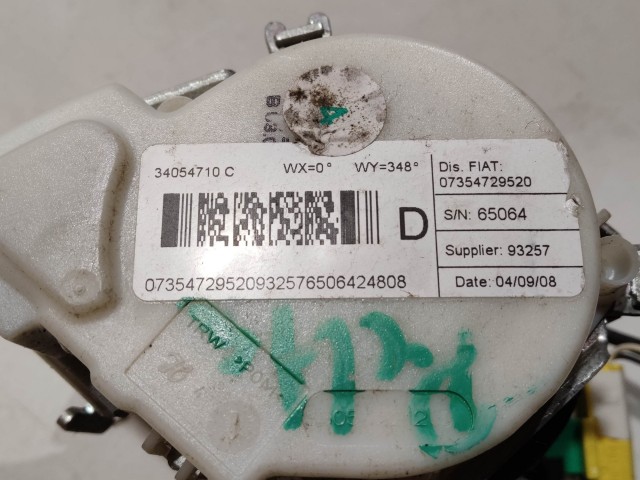 Lancia Delta 2008-2014 jobb első biztonsági öv 735472952