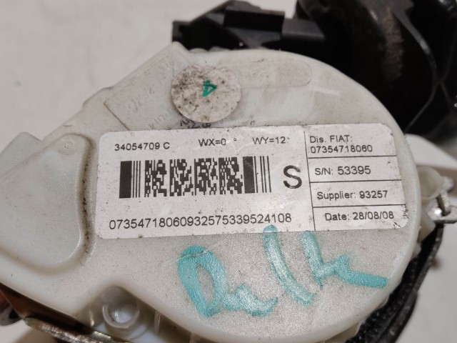 Lancia Delta 2008-2014 bal első biztonsági öv 7354718060