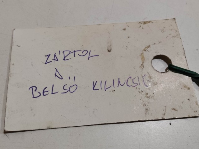 Alfa Romeo Giulietta első zár bowden, zártól a belső kilincsig