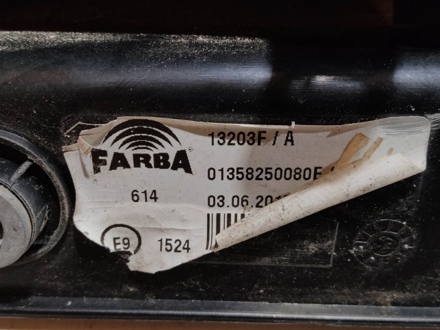 204344 Fiat Fiorino , Qubo, Citroen Nemo, Peugeot Bipper bal hátsó lámpa, izzófoglalat nélkül!!!