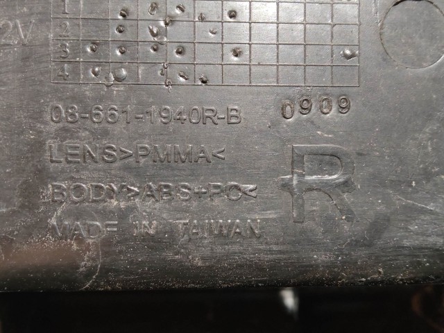 204570 Fiat Fiorino , Qubo, Citroen Nemo jobb hátsó lámpa, izzófoglalat nélkül!!!!I (utángyártott)