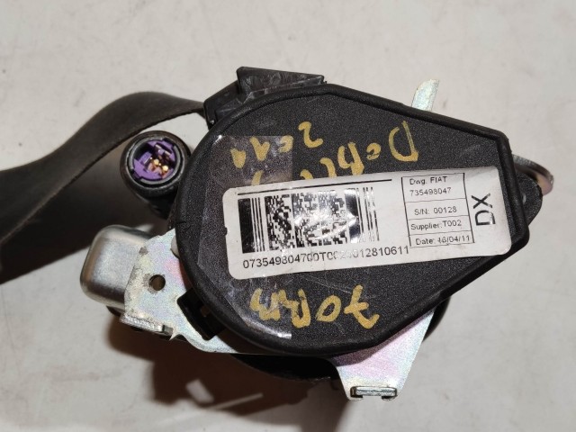 204774 Fiat Doblo 2009-2015 Jobb első biztonsági öv 735498047