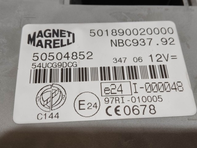 204849 Alfa Romeo Gt 1,9 16v Mjet motorvezérlő szett 0281012883, 55206271