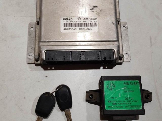 204850 Alfa Romeo 156 1,9 8v 105 Le Diesel motorvezérlő 0281010020 , 46785246