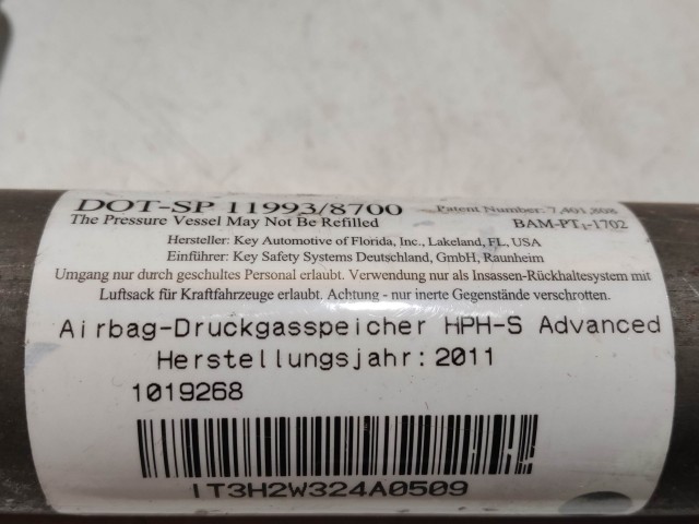 Függönylégzsák használt bal